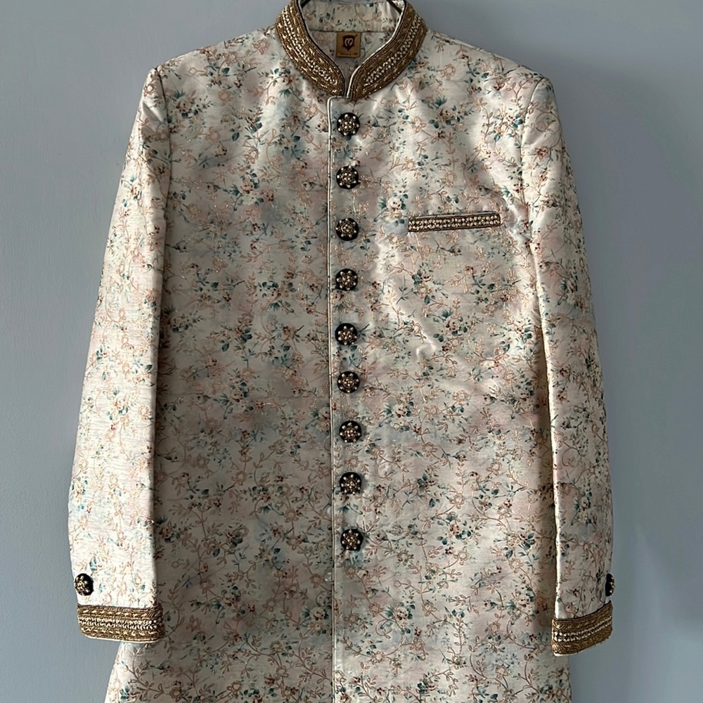 Manyavar Men’s Sherwani | Size 40